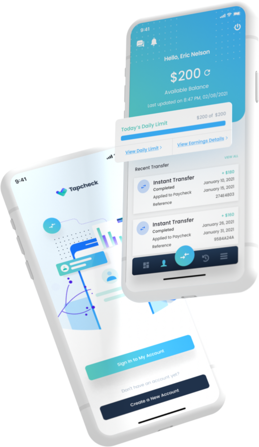 Download Our Early Paycheck Fintech App Tapcheck